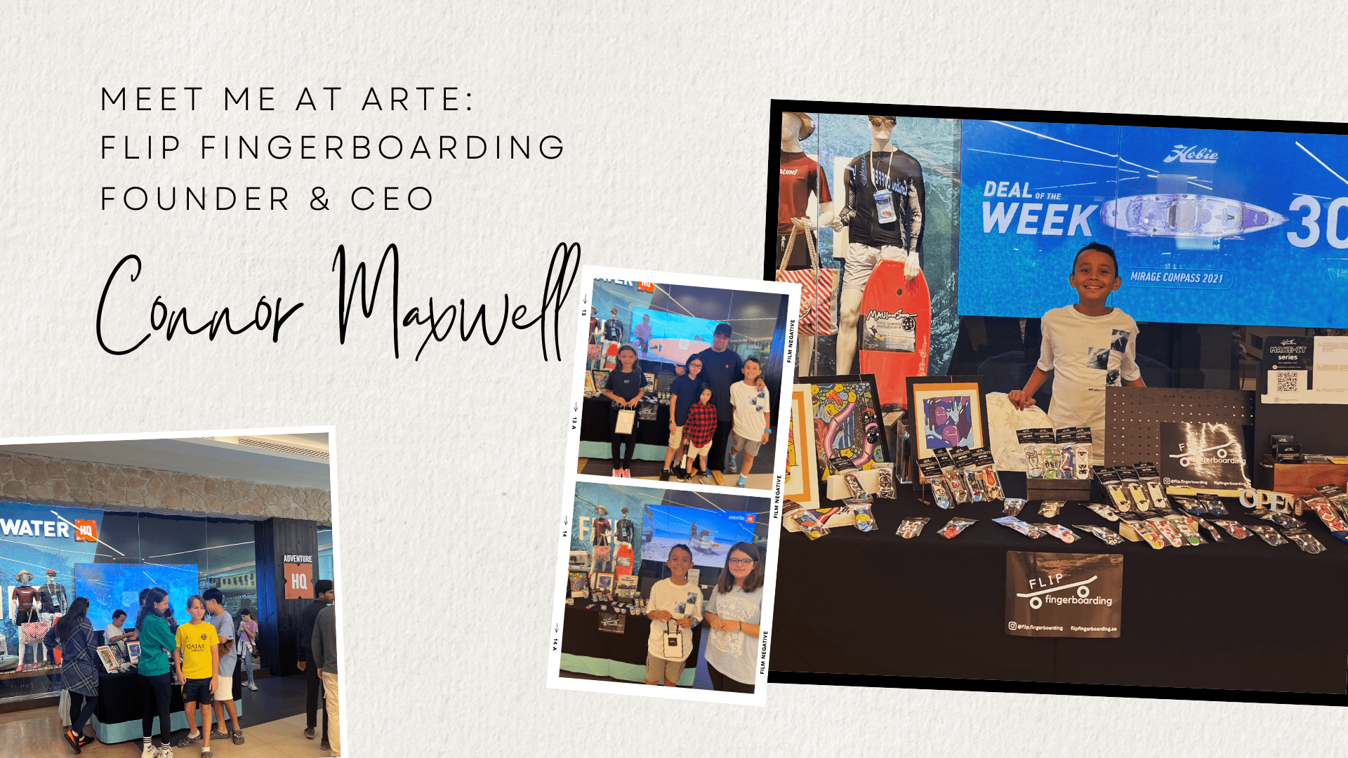 Flip Fingerboarding at ARTE Times Square Dubai